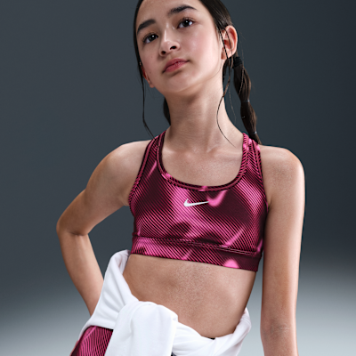 Nike Pro Swoosh Big Kids' (Girls') Sports Bra. Nike.com